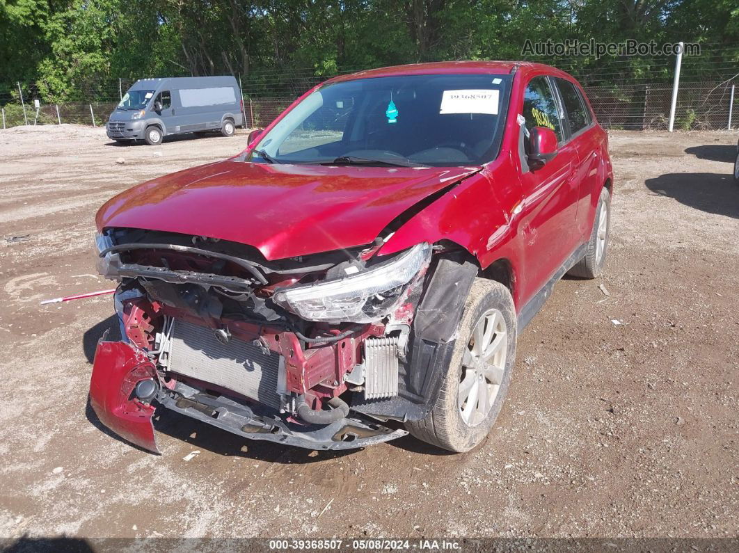 2015 Mitsubishi Outlander Sport Es Red vin: 4A4AR3AW3FE054508