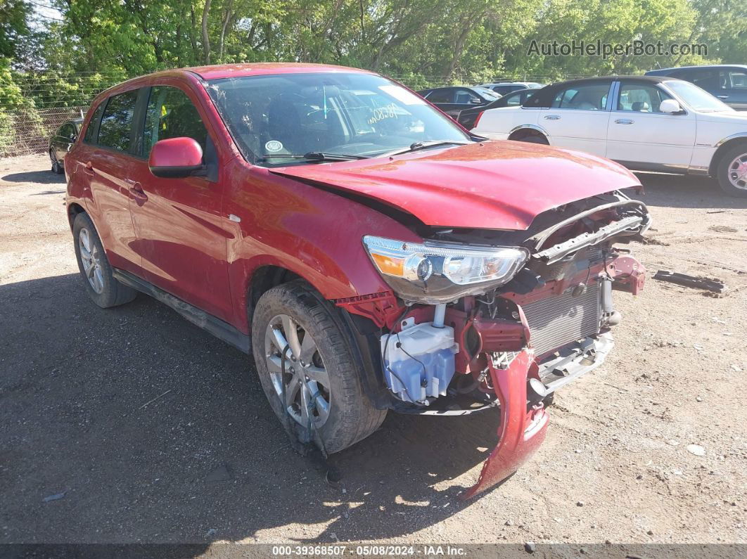 2015 Mitsubishi Outlander Sport Es Red vin: 4A4AR3AW3FE054508