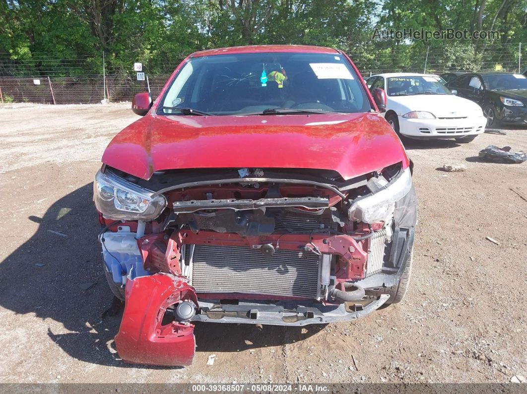 2015 Mitsubishi Outlander Sport Es Red vin: 4A4AR3AW3FE054508