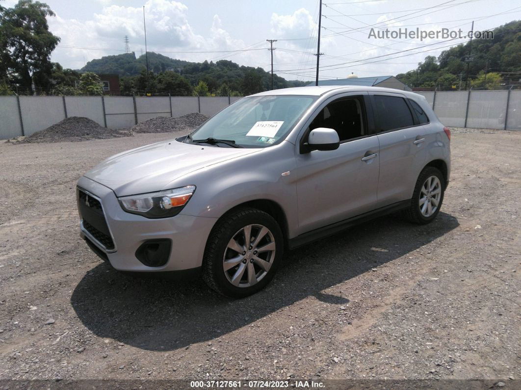 2015 Mitsubishi Outlander Sport 2.4 Es Silver vin: 4A4AR3AW4FE048734