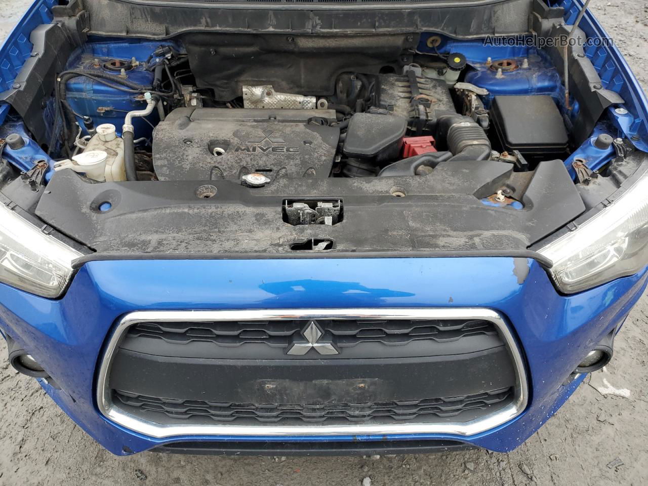 2015 Mitsubishi Outlander Sport Es Blue vin: 4A4AR3AW7FE024881