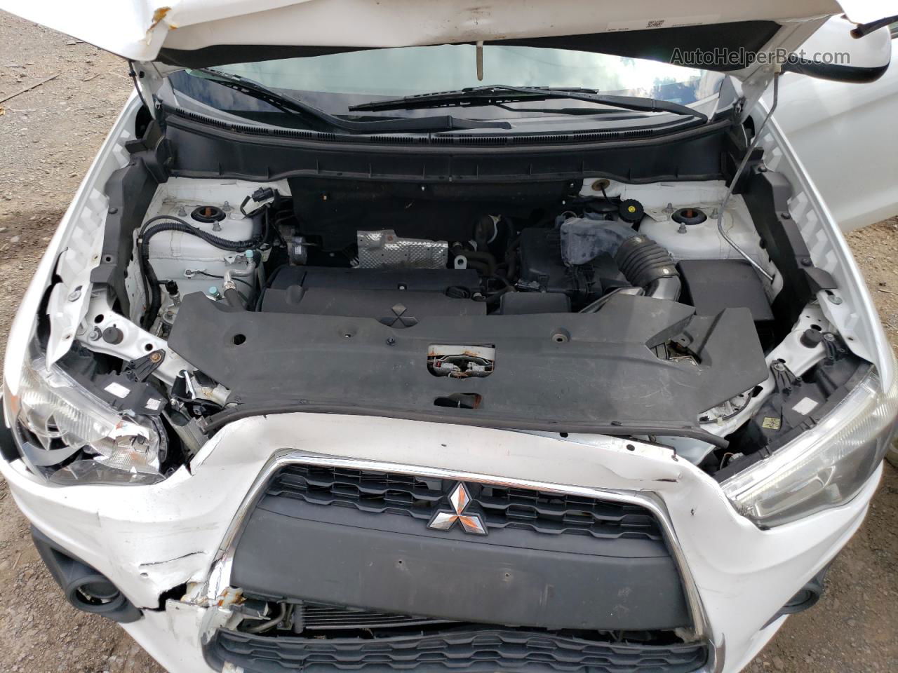 2015 Mitsubishi Outlander Sport Es Белый vin: 4A4AR3AW7FE041809