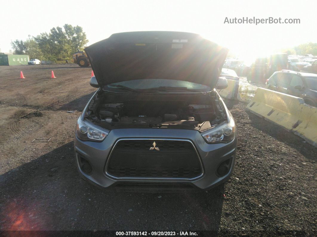 2015 Mitsubishi Outlander Sport 2.4 Es Gray vin: 4A4AR3AW8FE029183