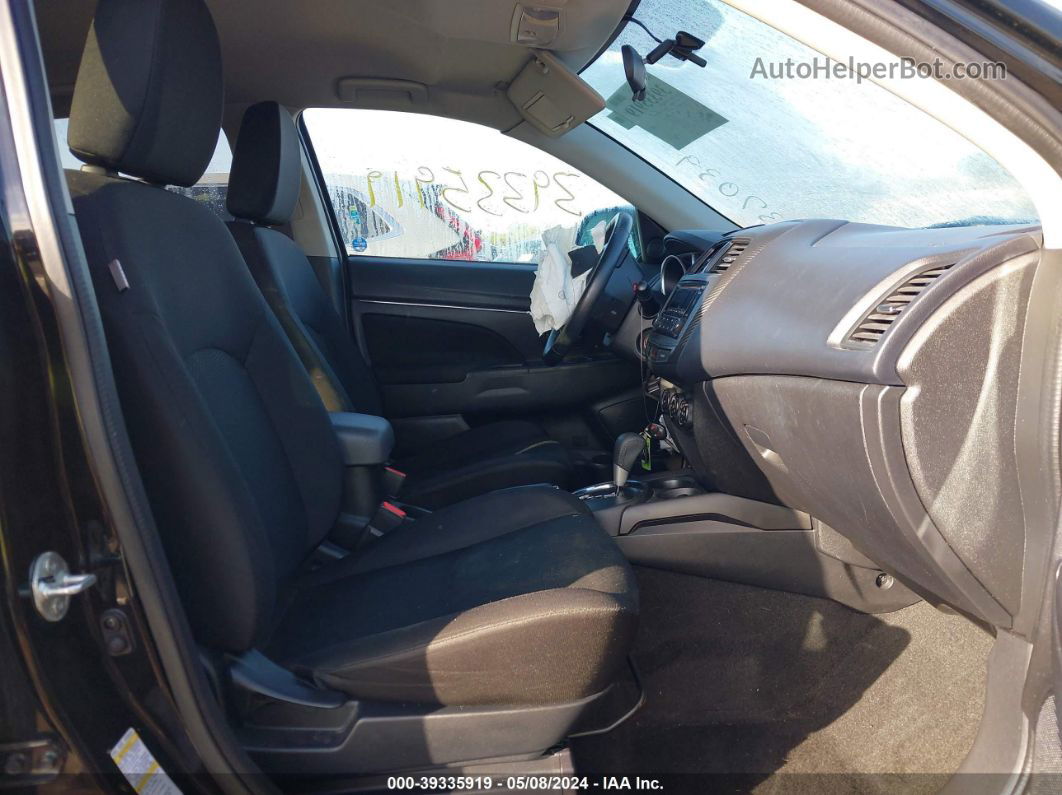 2015 Mitsubishi Outlander Sport Es Черный vin: 4A4AR3AW8FE037039