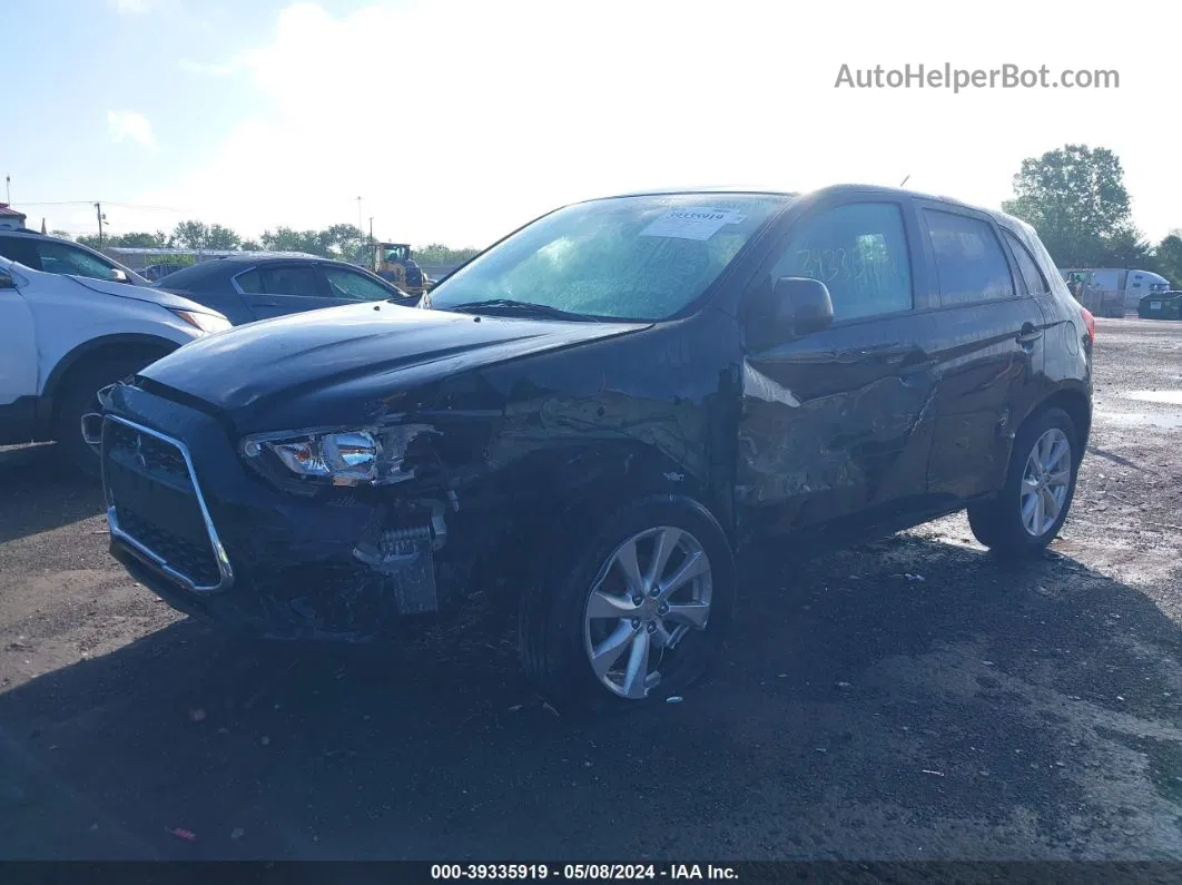 2015 Mitsubishi Outlander Sport Es Черный vin: 4A4AR3AW8FE037039