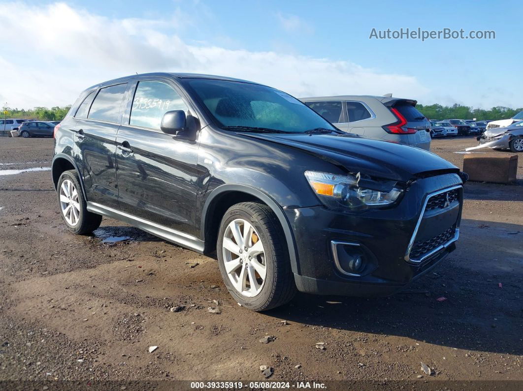 2015 Mitsubishi Outlander Sport Es Black vin: 4A4AR3AW8FE037039