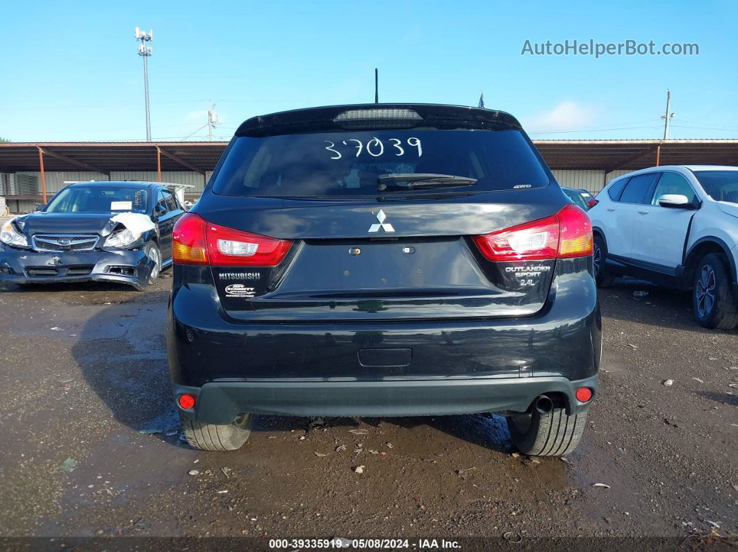 2015 Mitsubishi Outlander Sport Es Black vin: 4A4AR3AW8FE037039