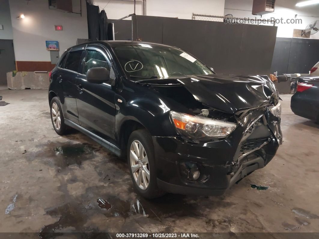 2015 Mitsubishi Outlander Sport 2.4 Es Черный vin: 4A4AR3AW8FE038790