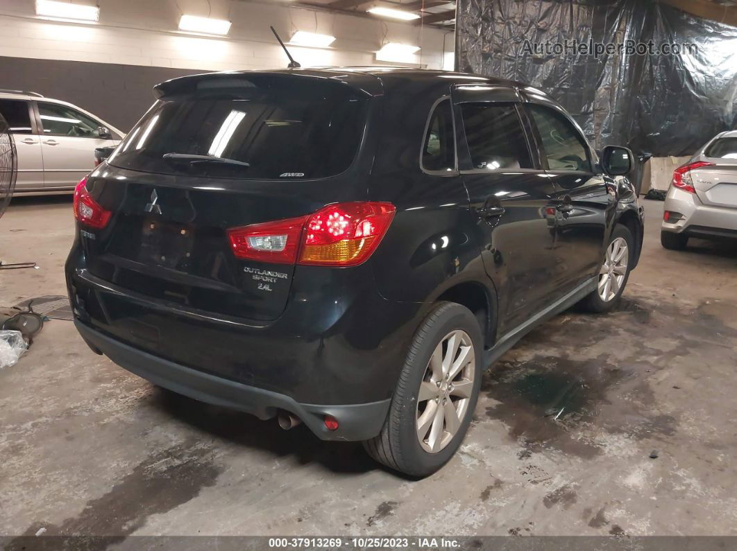 2015 Mitsubishi Outlander Sport 2.4 Es Черный vin: 4A4AR3AW8FE038790