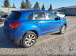 2015 Mitsubishi Outlander Sport Es Blue vin: 4A4AR3AW8FE047487