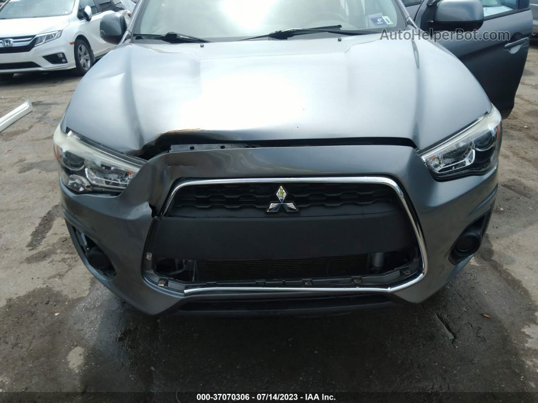 2015 Mitsubishi Outlander Sport 2.4 Es Gray vin: 4A4AR3AW8FE062040