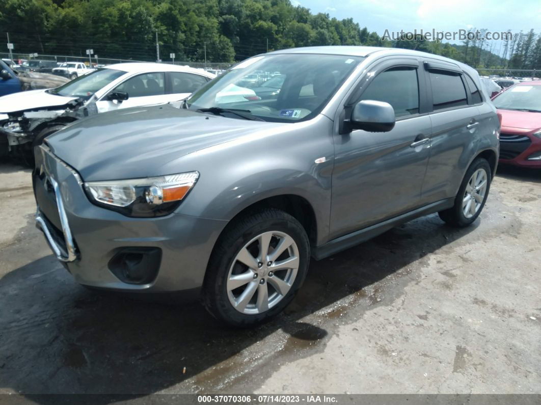 2015 Mitsubishi Outlander Sport 2.4 Es Gray vin: 4A4AR3AW8FE062040