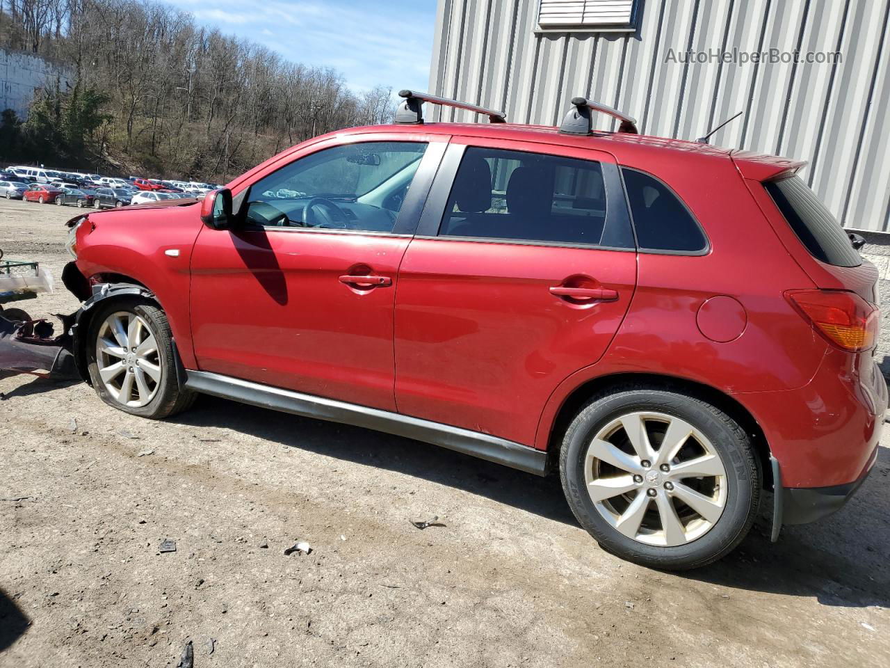 2015 Mitsubishi Outlander Sport Es Maroon vin: 4A4AR3AWXFE026284