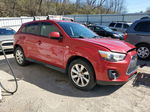 2015 Mitsubishi Outlander Sport Es Maroon vin: 4A4AR3AWXFE026284