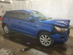 2015 Mitsubishi Outlander Sport Es Blue vin: 4A4AR3AWXFE034224