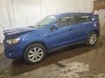 2015 Mitsubishi Outlander Sport Es Blue vin: 4A4AR3AWXFE034224