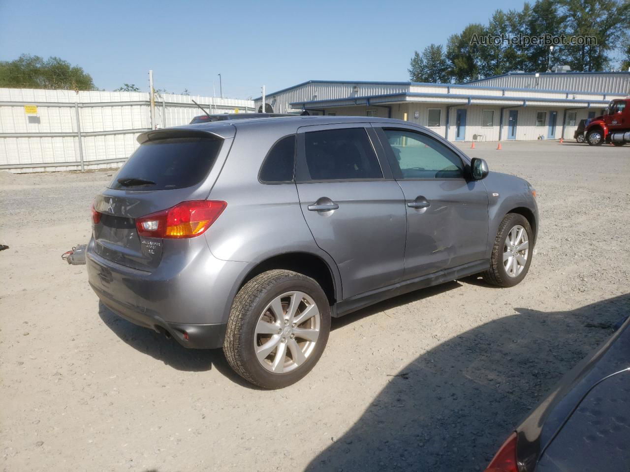 2015 Mitsubishi Outlander Sport Es Gray vin: 4A4AR3AWXFE038628