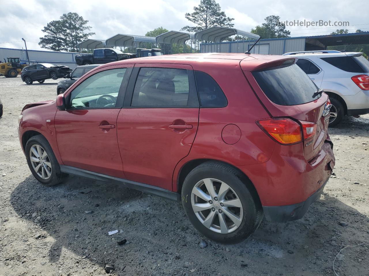 2015 Mitsubishi Outlander Sport Es Red vin: 4A4AR3AWXFE044770