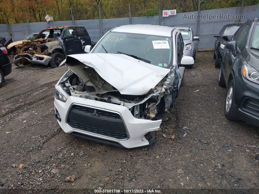 2015 Mitsubishi Outlander Sport 2.4 Es White vin: 4A4AR3AWXFE054134