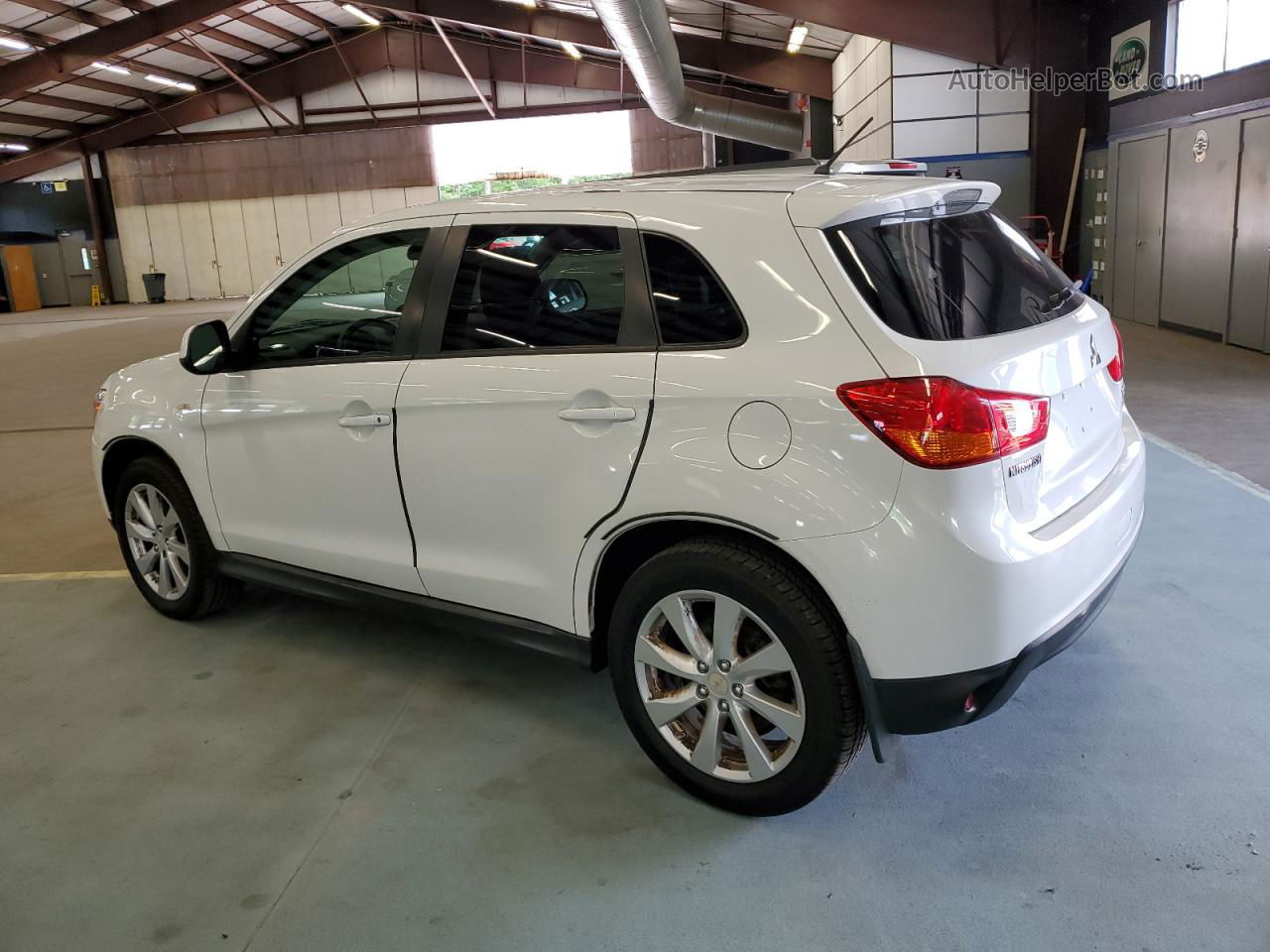 2015 Mitsubishi Outlander Sport Es White vin: 4A4AR3AWXFE059186