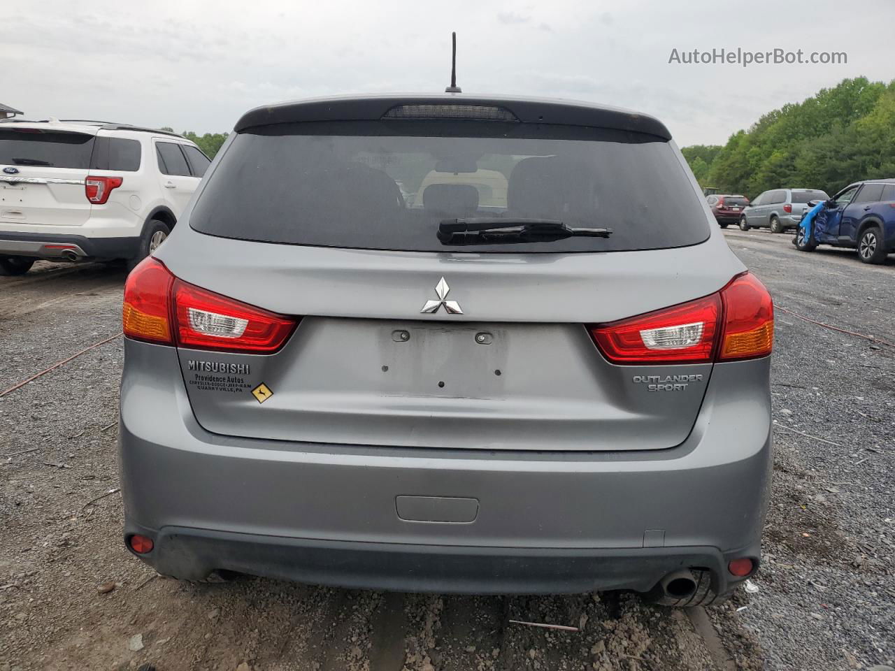 2013 Mitsubishi Outlander Sport Se Gray vin: 4A4AR4AU0DE010533