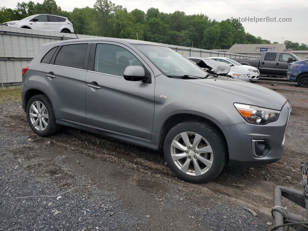 2013 Mitsubishi Outlander Sport Se Gray vin: 4A4AR4AU0DE010533