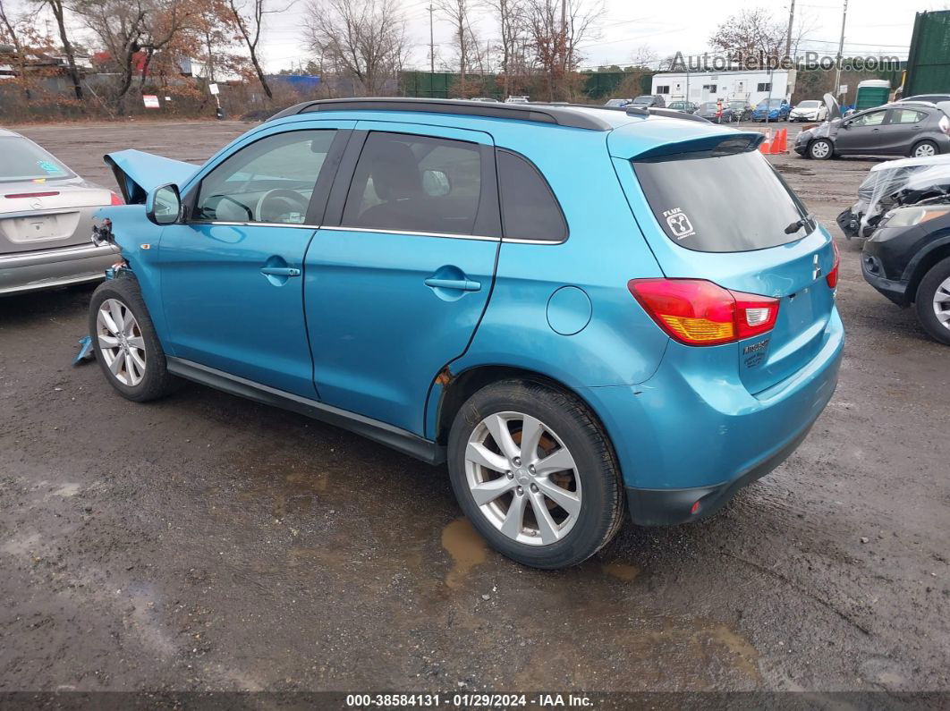 2013 Mitsubishi Outlander Sport Se Teal vin: 4A4AR4AU0DE015294