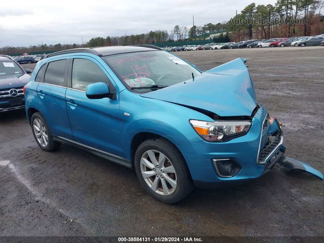 2013 Mitsubishi Outlander Sport Se Teal vin: 4A4AR4AU0DE015294