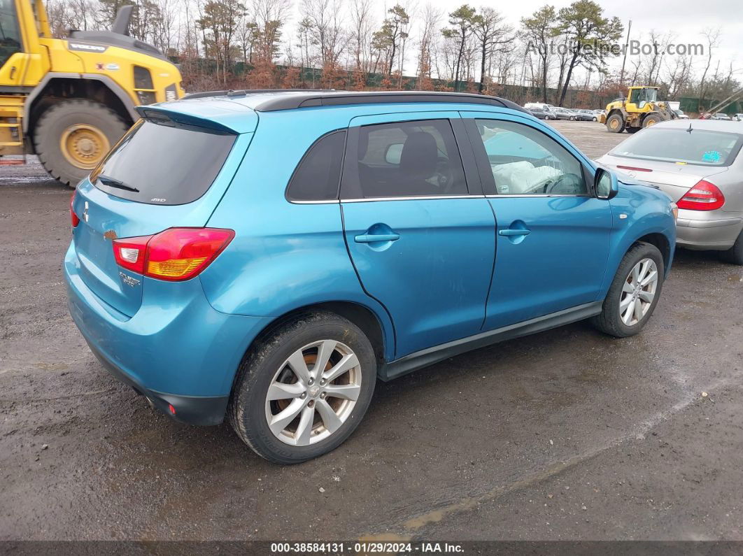 2013 Mitsubishi Outlander Sport Se Teal vin: 4A4AR4AU0DE015294