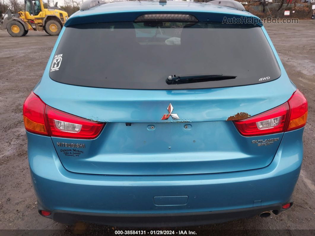 2013 Mitsubishi Outlander Sport Se Teal vin: 4A4AR4AU0DE015294