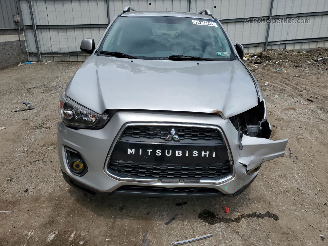 2014 Mitsubishi Outlander Sport Se Silver vin: 4A4AR4AU0EE009285