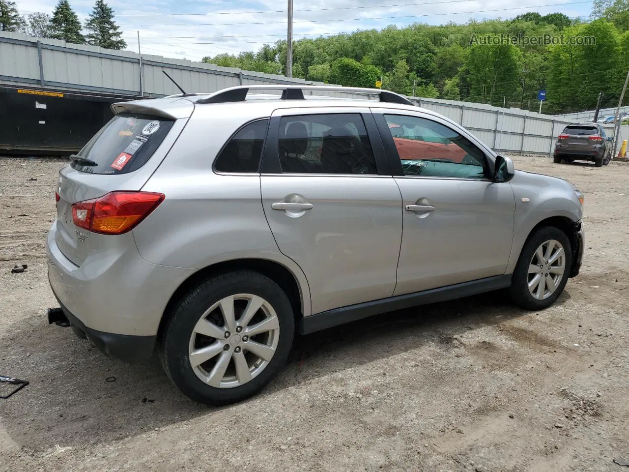 2014 Mitsubishi Outlander Sport Se Silver vin: 4A4AR4AU0EE009285