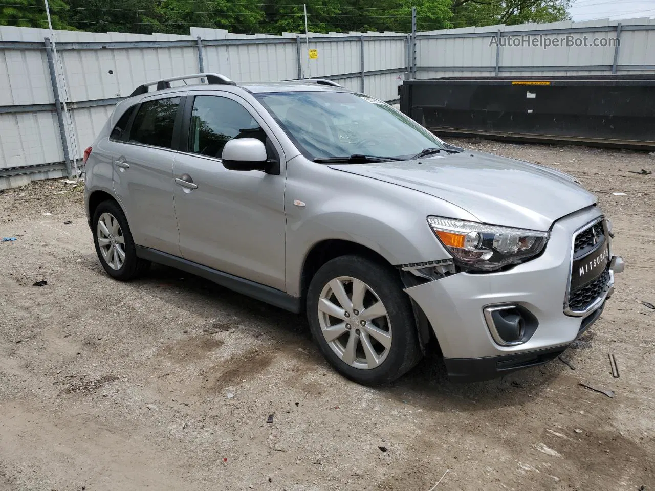 2014 Mitsubishi Outlander Sport Se Silver vin: 4A4AR4AU0EE009285