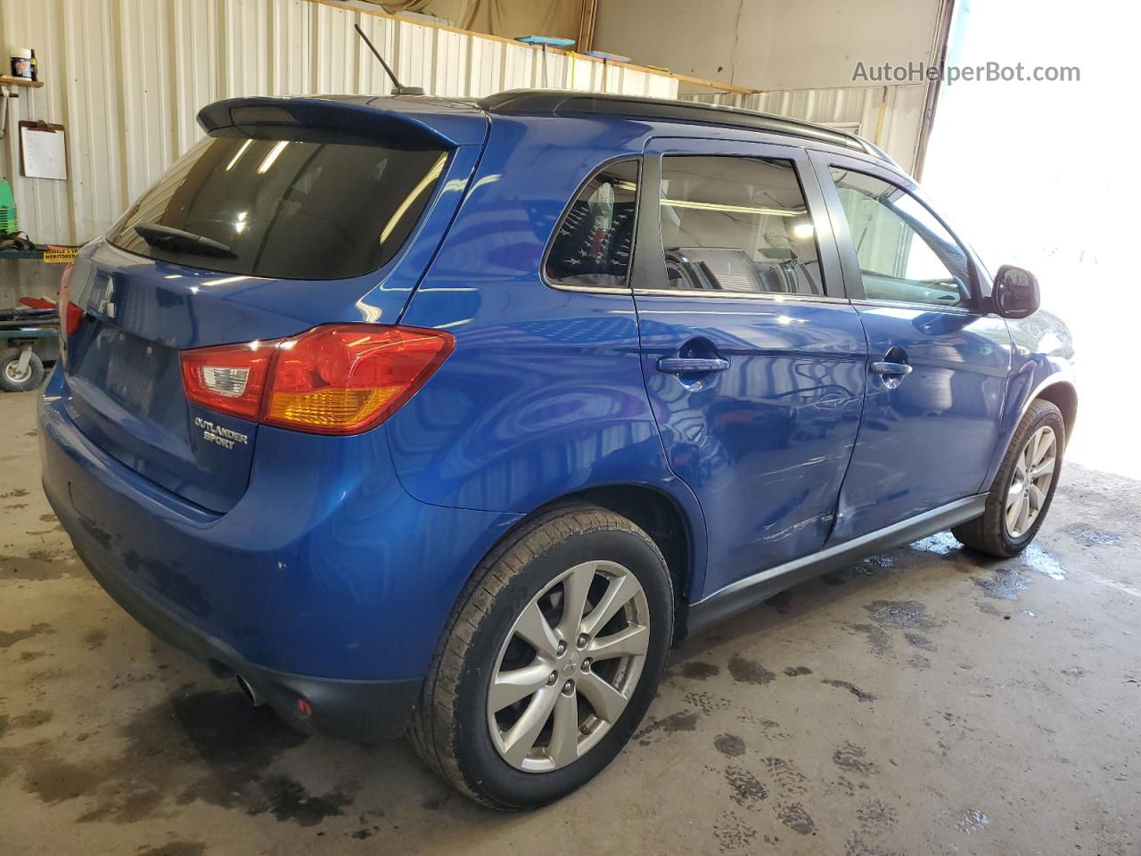 2015 Mitsubishi Outlander Sport Se Blue vin: 4A4AR4AU0FE017355