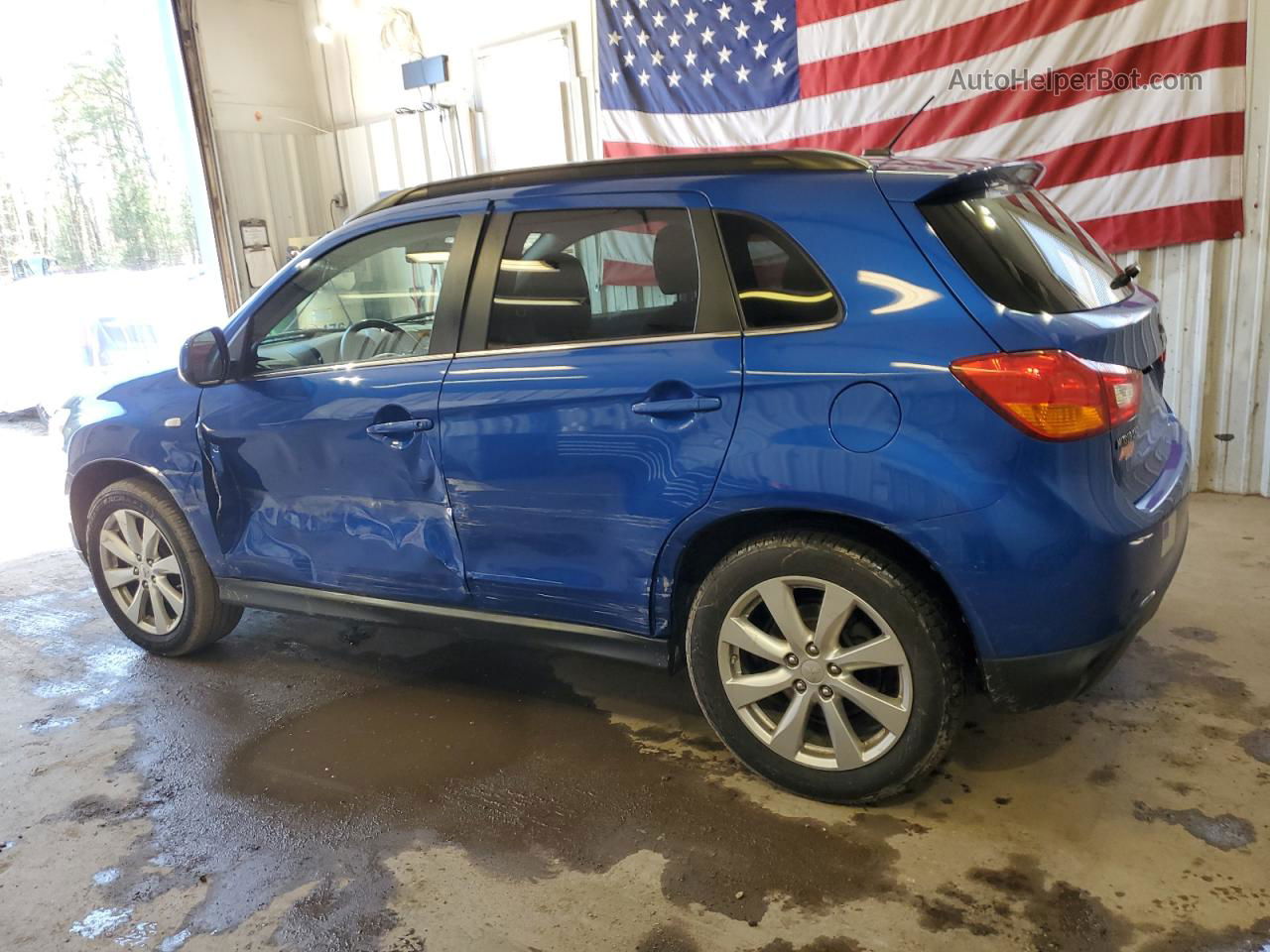 2015 Mitsubishi Outlander Sport Se Blue vin: 4A4AR4AU0FE017355