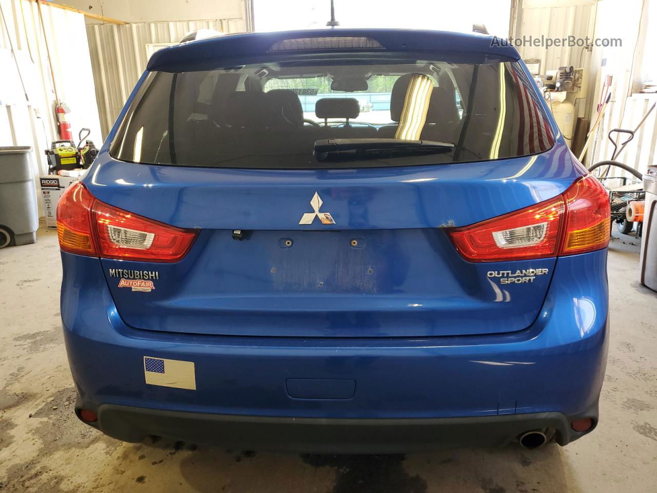 2015 Mitsubishi Outlander Sport Se Blue vin: 4A4AR4AU0FE017355