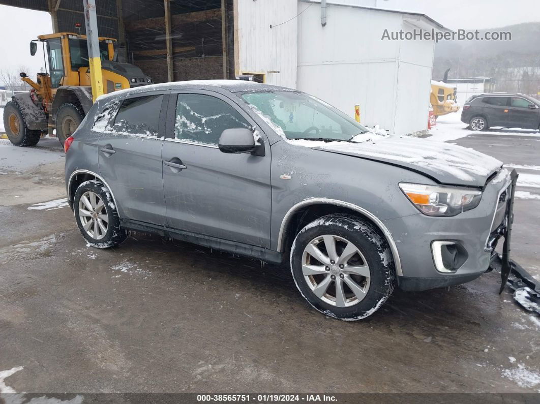 2015 Mitsubishi Outlander Sport Se Gray vin: 4A4AR4AU0FE026301