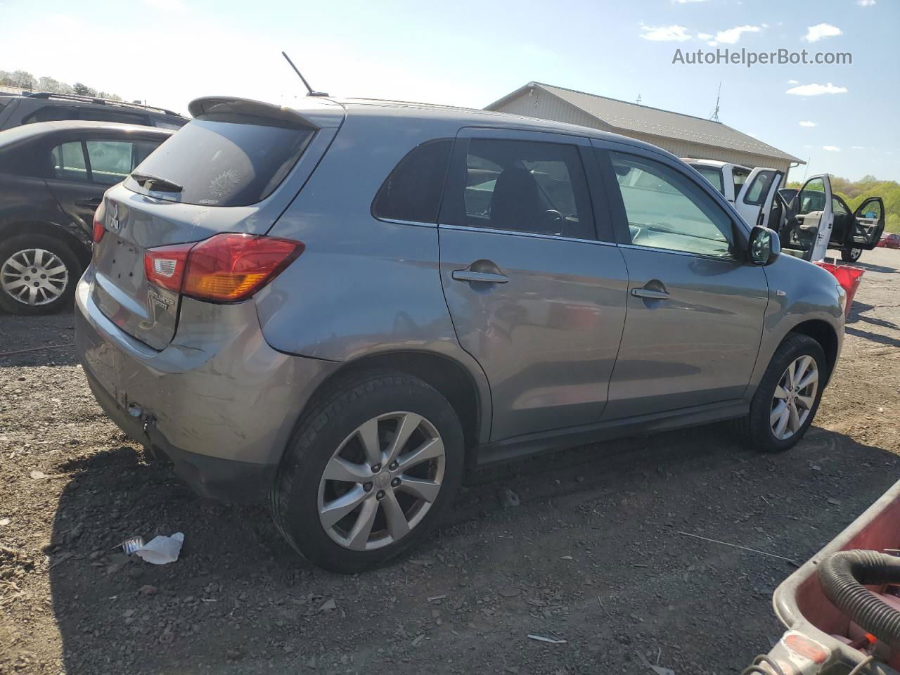 2015 Mitsubishi Outlander Sport Se Gray vin: 4A4AR4AU0FE027044