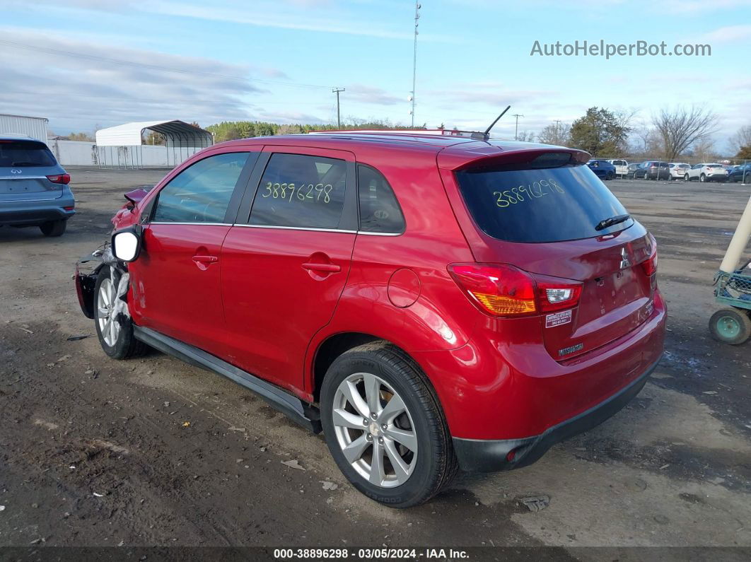 2015 Mitsubishi Outlander Sport Se Красный vin: 4A4AR4AU0FE037993