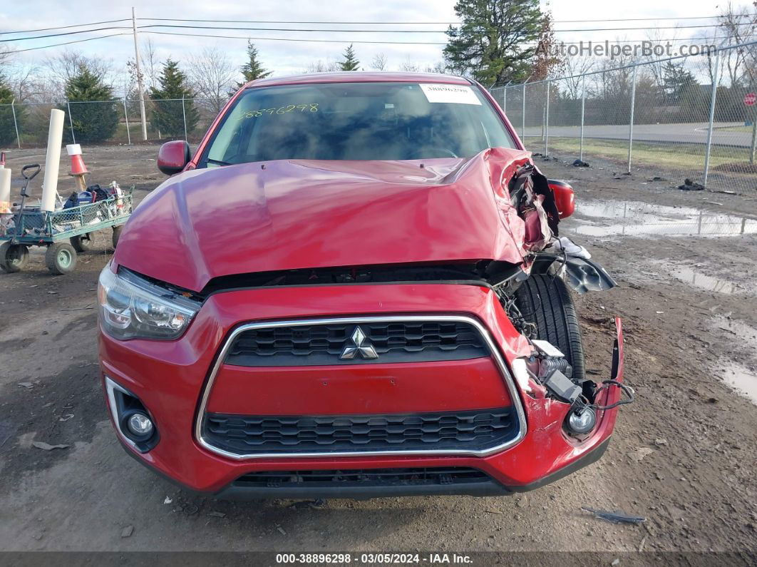 2015 Mitsubishi Outlander Sport Se Красный vin: 4A4AR4AU0FE037993