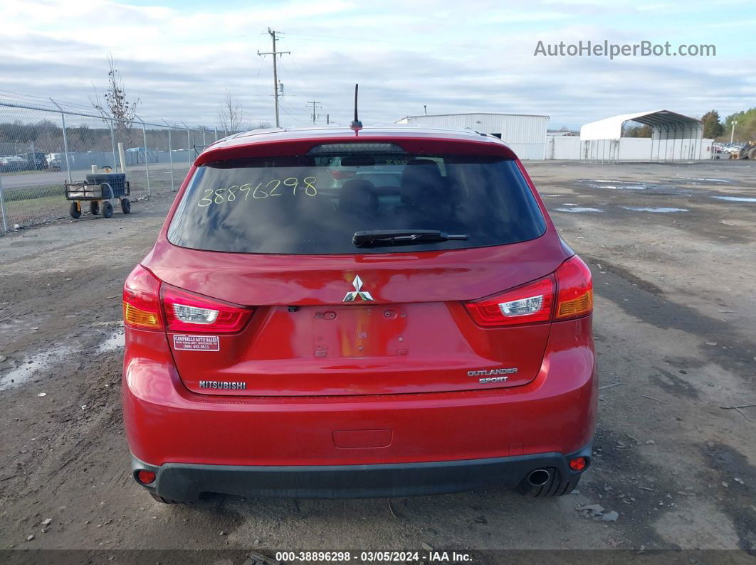 2015 Mitsubishi Outlander Sport Se Красный vin: 4A4AR4AU0FE037993