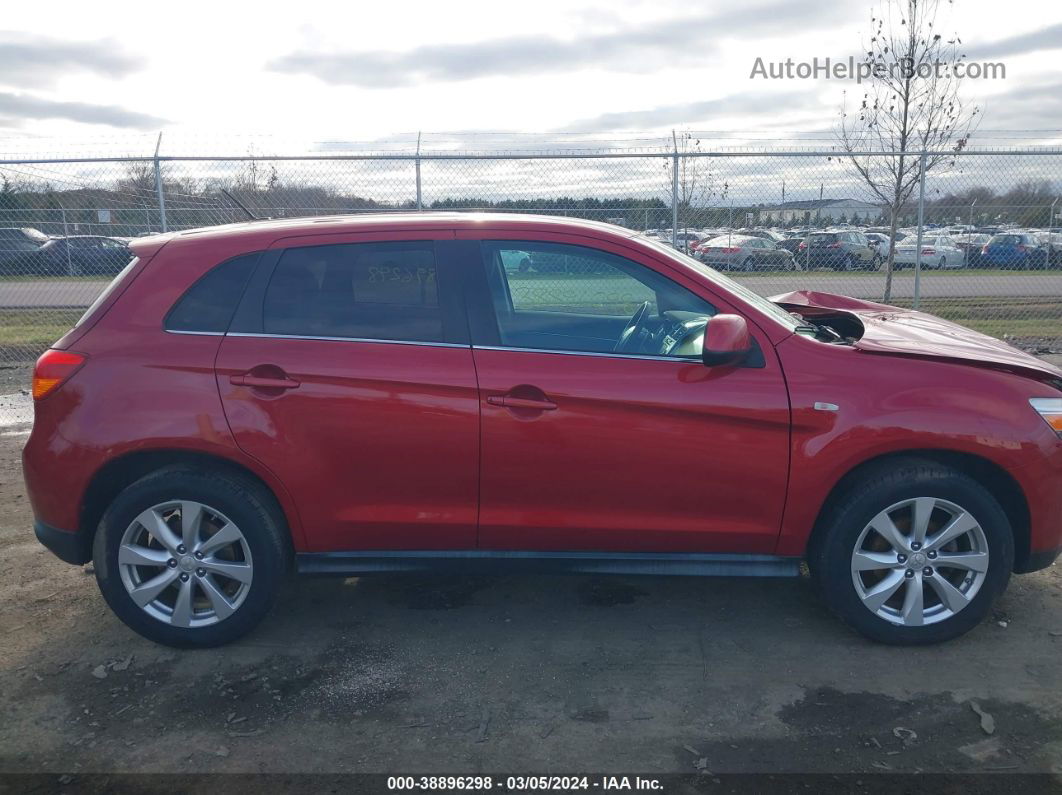 2015 Mitsubishi Outlander Sport Se Red vin: 4A4AR4AU0FE037993