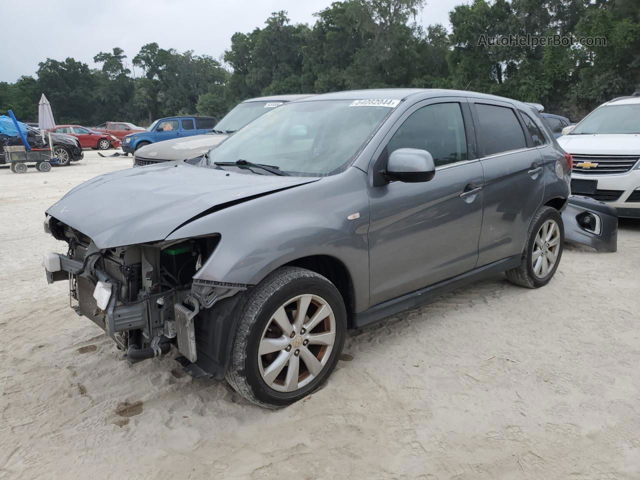 2015 Mitsubishi Outlander Sport Se Gray vin: 4A4AR4AU0FE051652