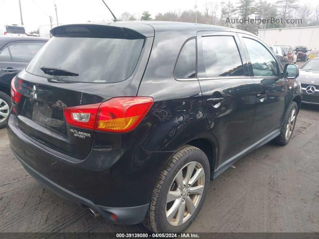 2013 Mitsubishi Outlander Sport Se Black vin: 4A4AR4AU1DE003297