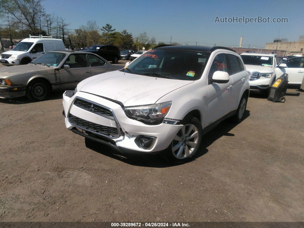 2013 Mitsubishi Outlander Sport Se Белый vin: 4A4AR4AU1DE015174