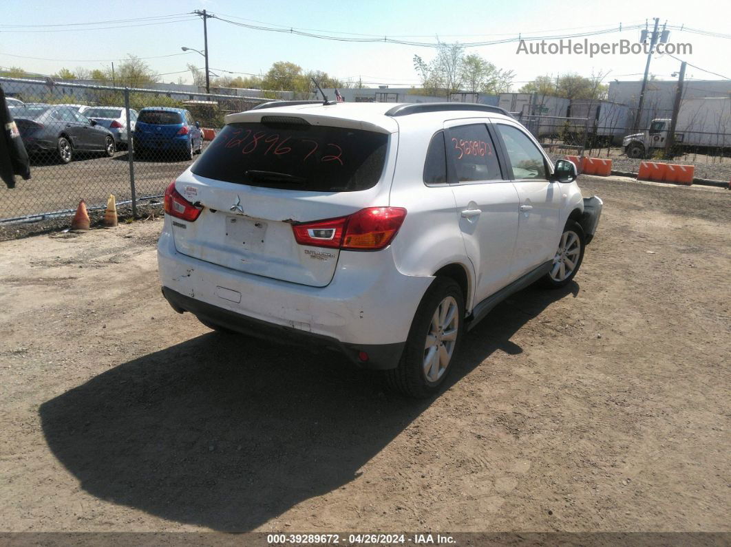 2013 Mitsubishi Outlander Sport Se Белый vin: 4A4AR4AU1DE015174