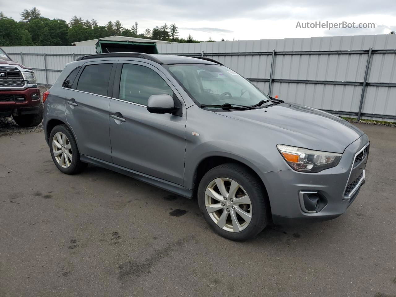 2013 Mitsubishi Outlander Sport Se Серый vin: 4A4AR4AU1DE019113