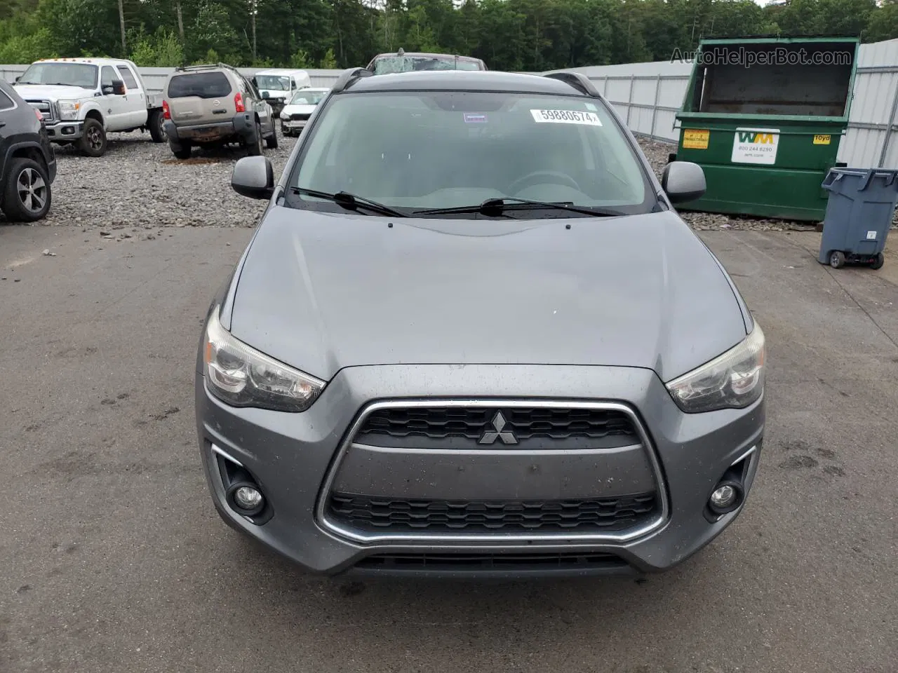 2013 Mitsubishi Outlander Sport Se Серый vin: 4A4AR4AU1DE019113