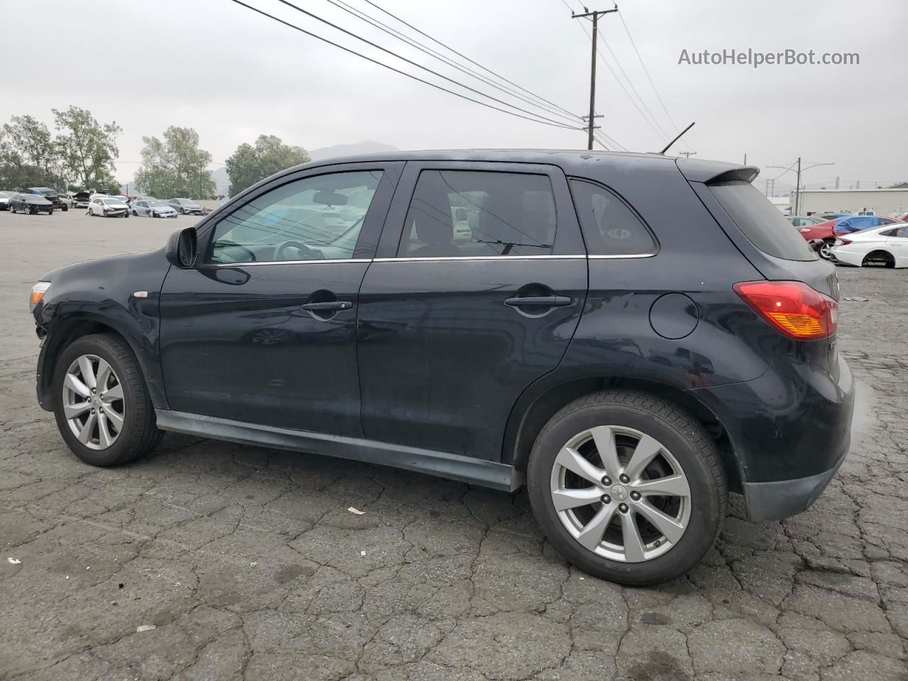 2015 Mitsubishi Outlander Sport Se Черный vin: 4A4AR4AU1FE009894