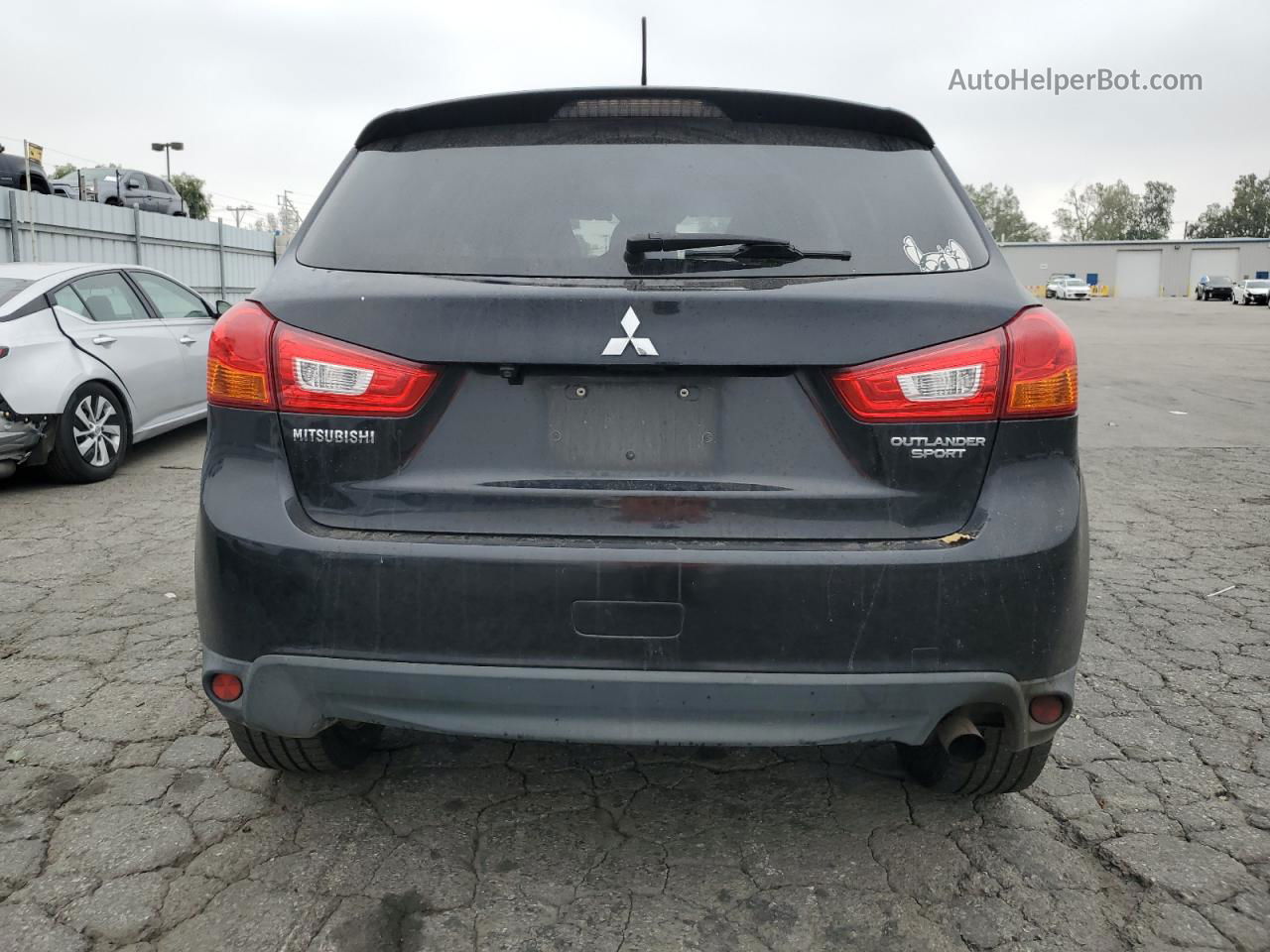 2015 Mitsubishi Outlander Sport Se Черный vin: 4A4AR4AU1FE009894